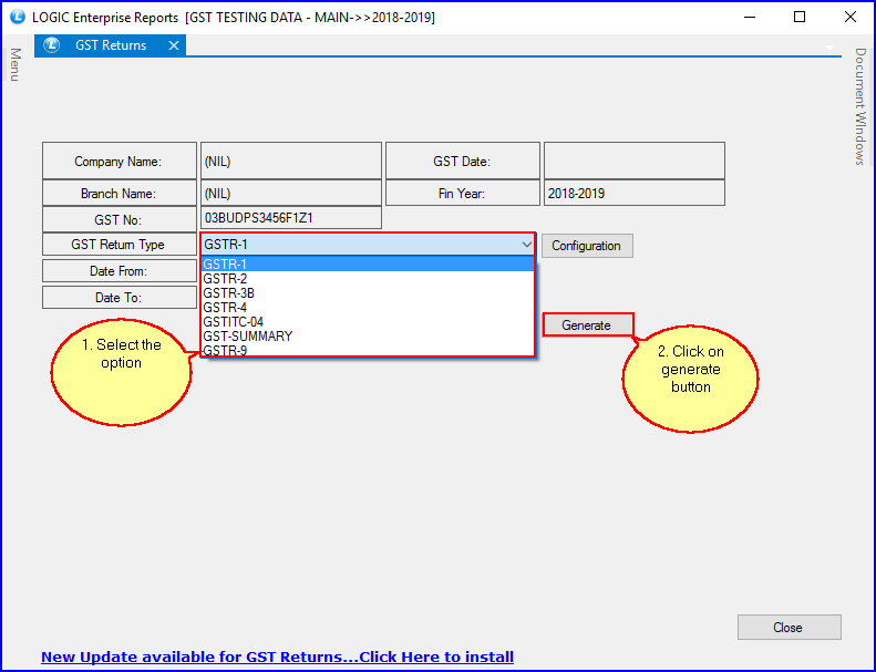 GST Return Type